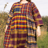 The Patchwork Everything Dress in Brushed checks