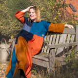 The Patchwork Everything Dress in Autumn linens - House of Flint