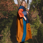 The Patchwork Everything Dress in Autumn linens - House of Flint