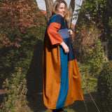 The Patchwork Everything Dress in Autumn linens - House of Flint