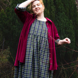 The Good Life Shirt in Burgundy Velvet