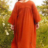 The Everything Dress in Burnt Orange