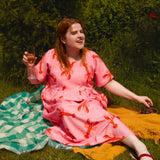 The Doddle Dress in Lobster
