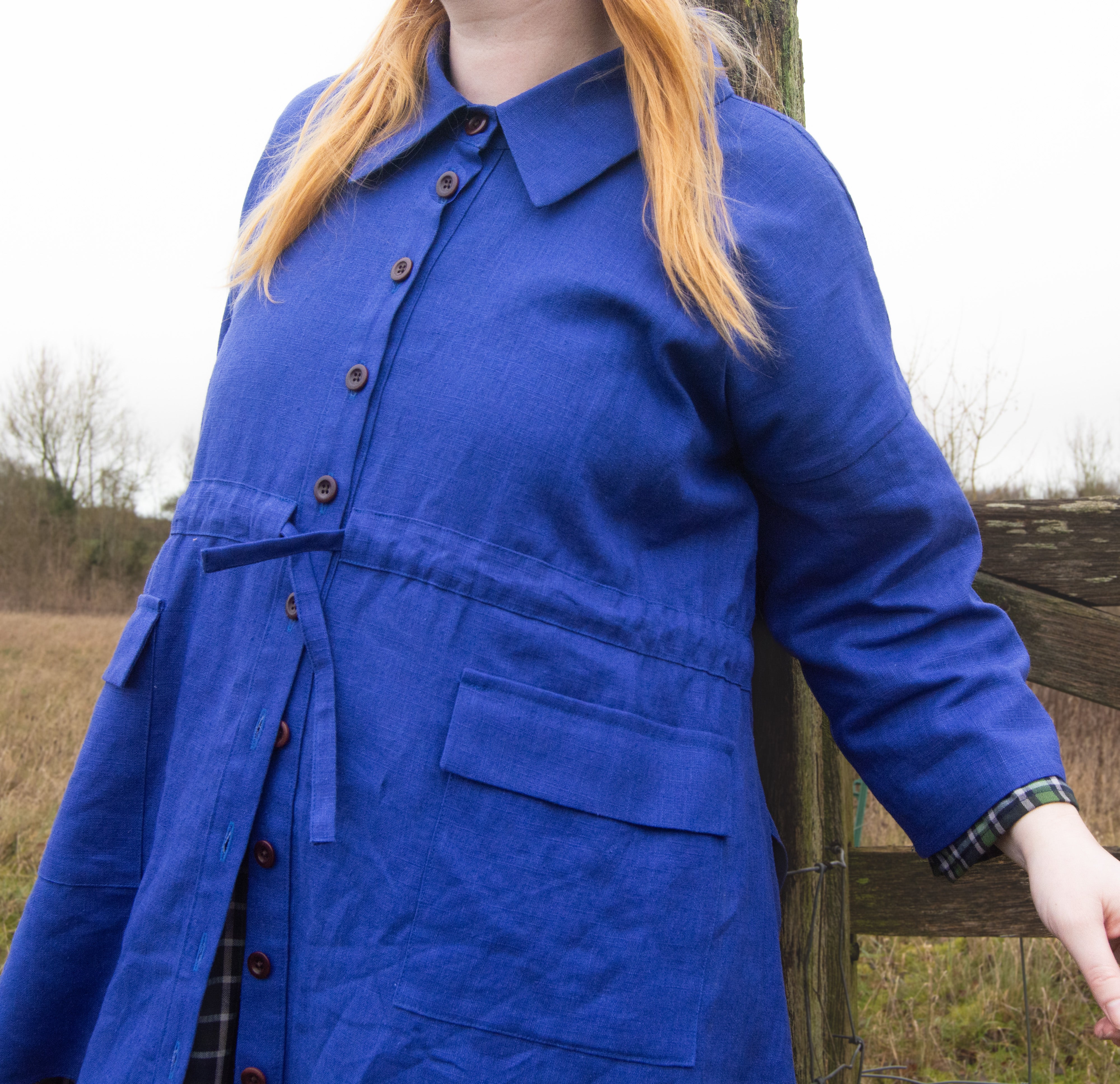 The Good Life Shirt in Blue Linen - House of Flint