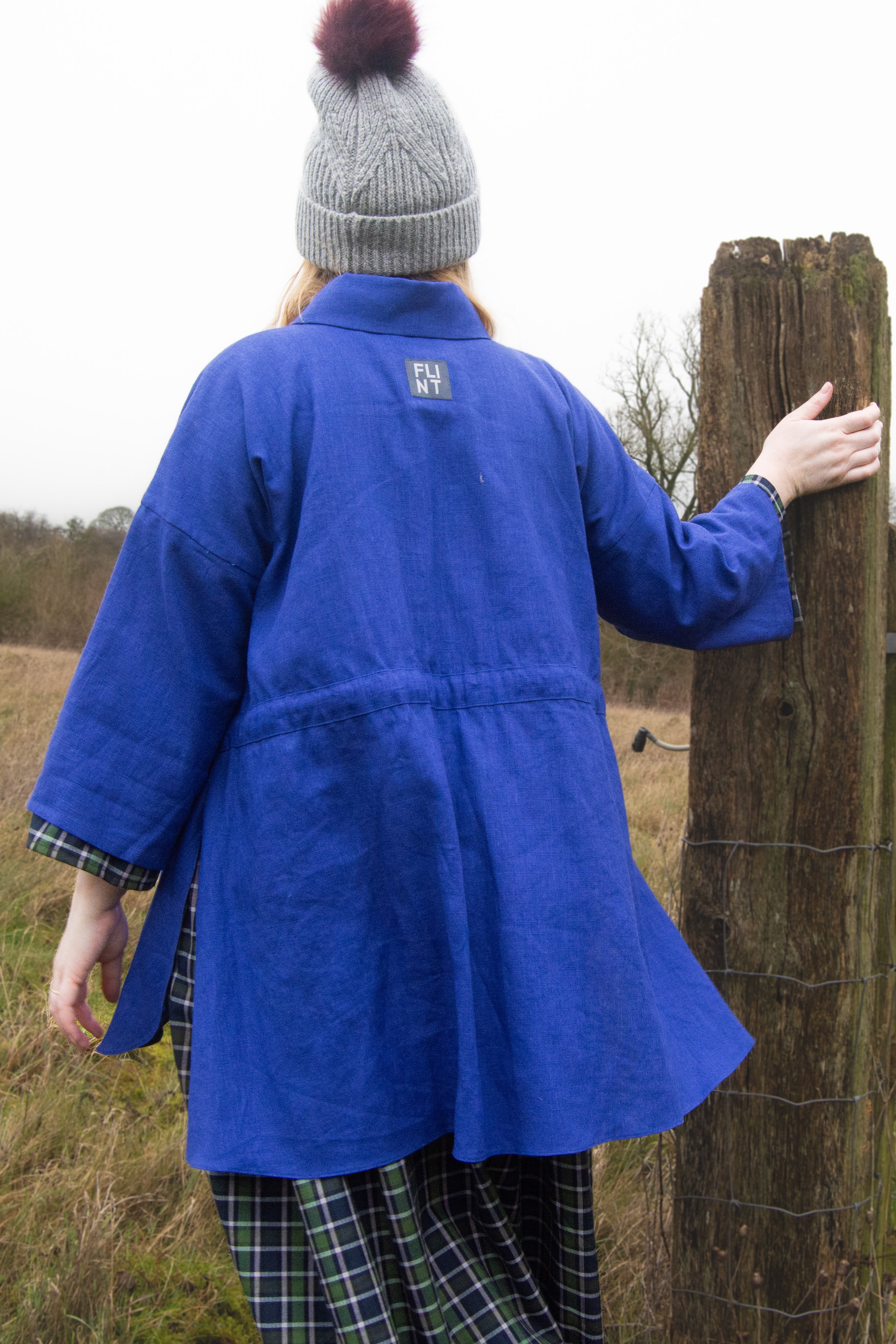 The Good Life Shirt in Blue Linen - House of Flint