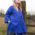 The Good Life Shirt in Blue Linen - House of Flint