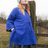 The Good Life Shirt in Blue Linen - House of Flint