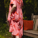 The Doddle Dress in Lobster