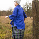 The Good Life Shirt in Blue Linen - House of Flint