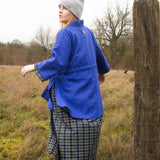 The Good Life Shirt in Blue Linen - House of Flint