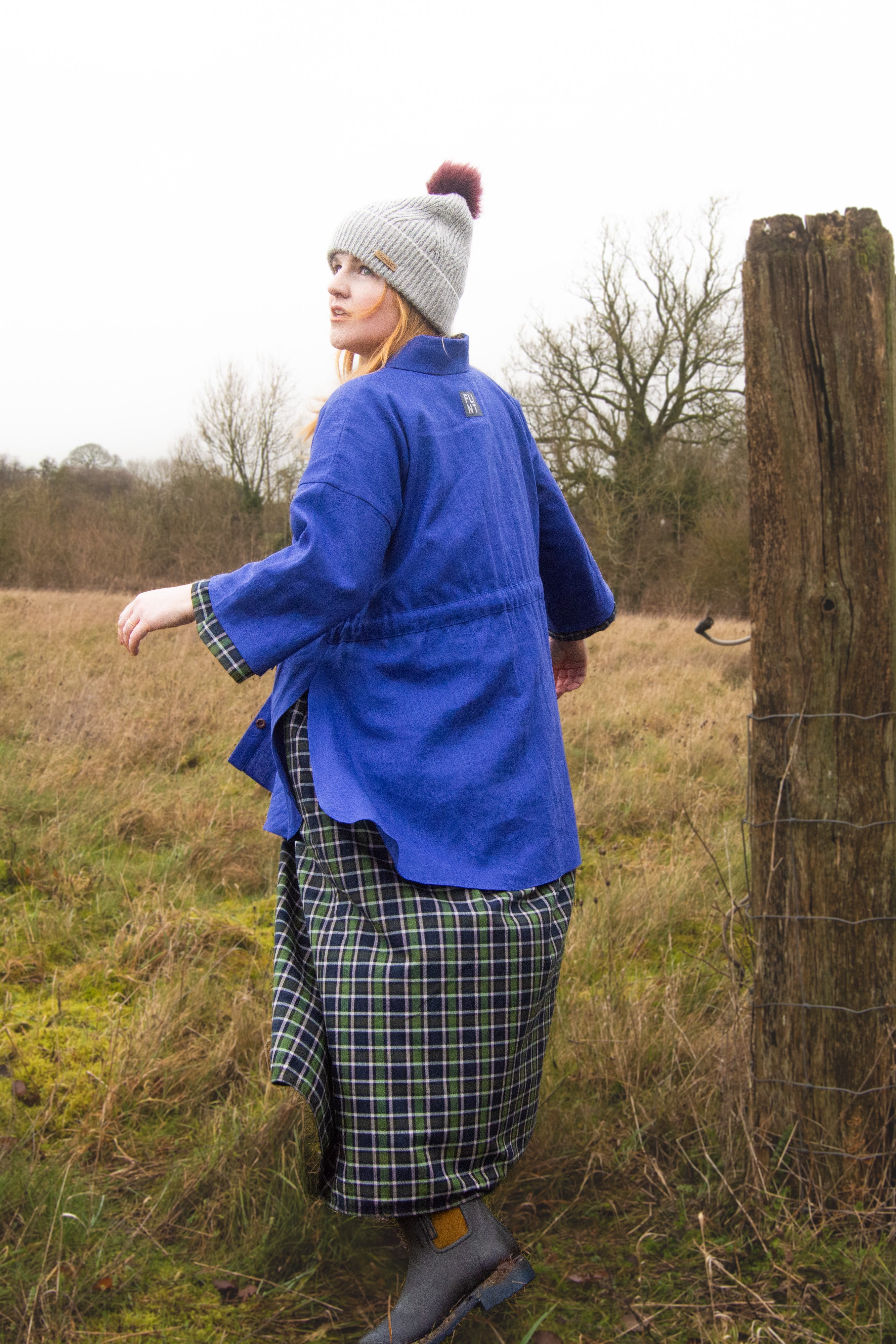 The Good Life Shirt in Blue Linen - House of Flint