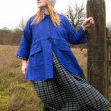The Good Life Shirt in Blue Linen - House of Flint
