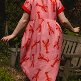 The Doddle Dress in Lobster