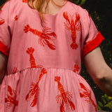 The Doddle Dress in Lobster