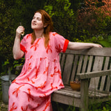 The Doddle Dress in Lobster