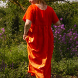 The Doddle Dress in Aperol