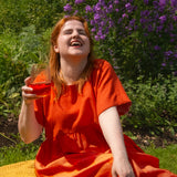 The Doddle Dress in Aperol