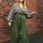 The Margo Trousers in Forest green twill - House of Flint