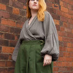 The Solstice Shirt in Mushroom double gauze - House of Flint