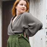 The Solstice Shirt in Mushroom double gauze - House of Flint