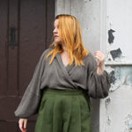 The Solstice Shirt in Mushroom double gauze - House of Flint