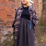 The Oak Skirt - Cool Brown Cross Stitch - House of Flint