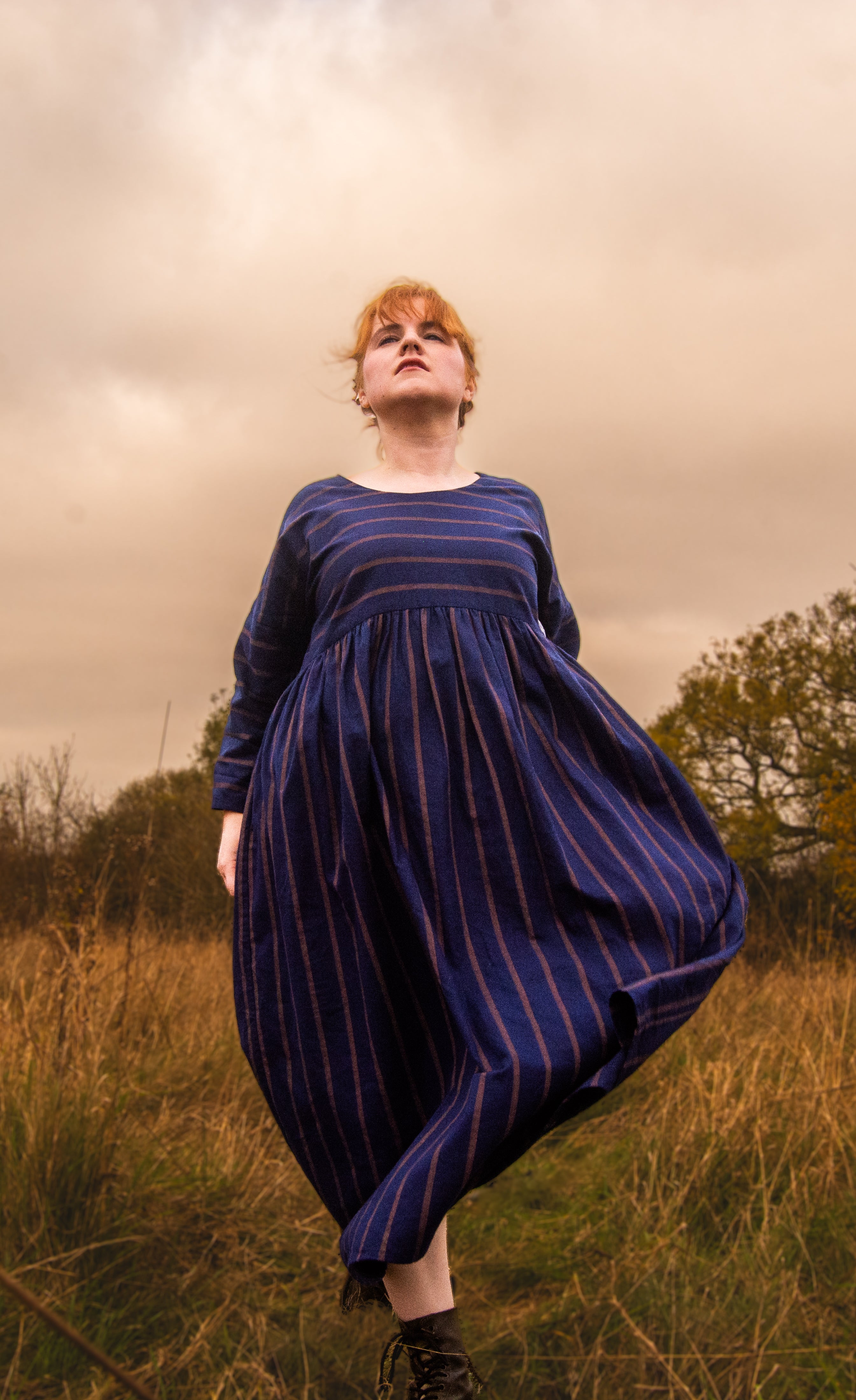 The Everything Dress in Navy Stripe - House of Flint