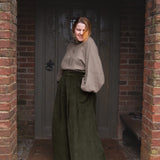 The Margo Trousers in Olive corduroy - House of Flint