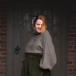 The Solstice Shirt in Mushroom double gauze - House of Flint