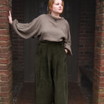 The Margo Trousers in Olive corduroy - House of Flint