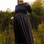 The Oak Skirt - Cool Brown Cross Stitch - House of Flint