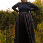 The Oak Skirt - Cool Brown Cross Stitch - House of Flint