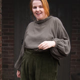 The Solstice Shirt in Mushroom double gauze - House of Flint