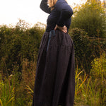 The Oak Skirt - Cool Brown Cross Stitch - House of Flint