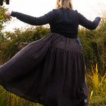 The Oak Skirt - Cool Brown Cross Stitch - House of Flint