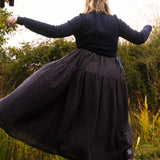 The Oak Skirt - Cool Brown Cross Stitch - House of Flint