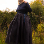 The Oak Skirt - Cool Brown Cross Stitch - House of Flint