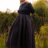 The Oak Skirt - Cool Brown Cross Stitch - House of Flint