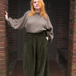 The Margo Trousers in Olive corduroy - House of Flint