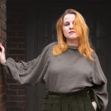 The Solstice Shirt in Mushroom double gauze - House of Flint