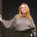 The Solstice Shirt in Mushroom double gauze - House of Flint