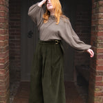 The Margo Trousers in Olive corduroy - House of Flint