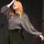 The Solstice Shirt in Mushroom double gauze - House of Flint