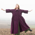 The Hybrid Dress in purple corduroy - House of Flint