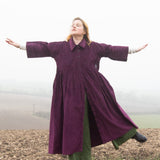 The Hybrid Dress in purple corduroy - House of Flint