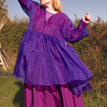 The Oak Skirt - Magenta cotton - House of Flint