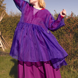 The Oak Skirt - Magenta cotton - House of Flint