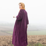 The Hybrid Dress in purple corduroy - House of Flint