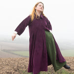 The Hybrid Dress in purple corduroy - House of Flint
