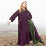 The Hybrid Dress in purple corduroy - House of Flint